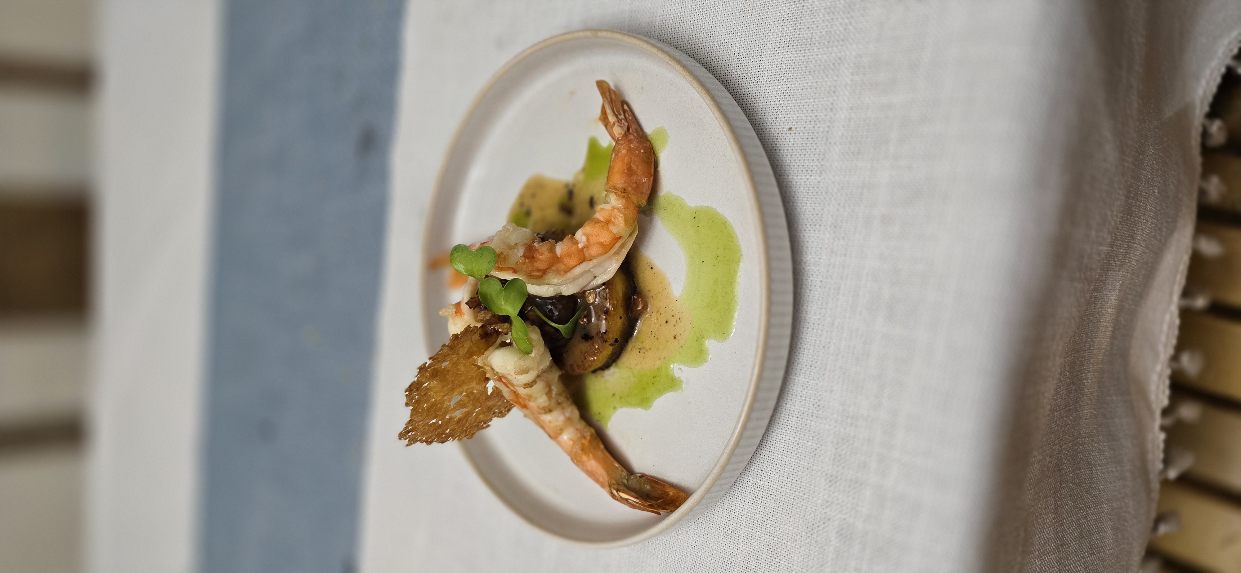 Chef Morgan signature seasonal plated course